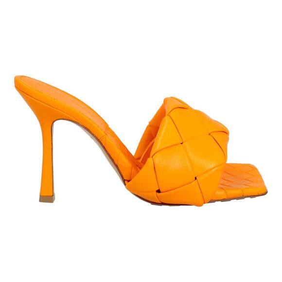 Bottega Veneta Shoes - Bottega Veneta Lido Mule orange